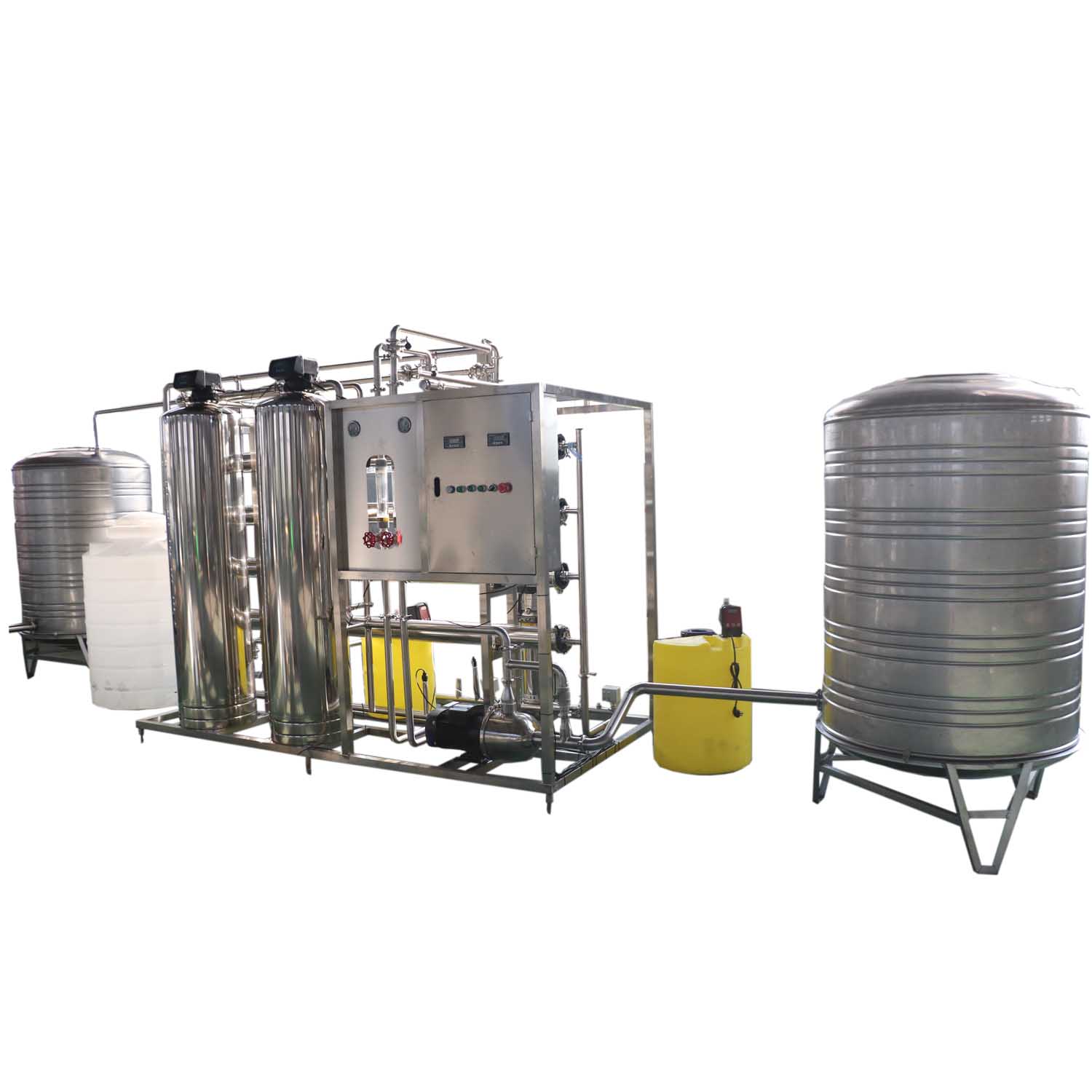 economical 2000l /h drinking pure ro water machine
