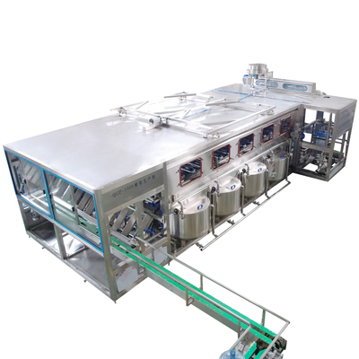 1500bph linear type 5gallon barrel water filling production line 